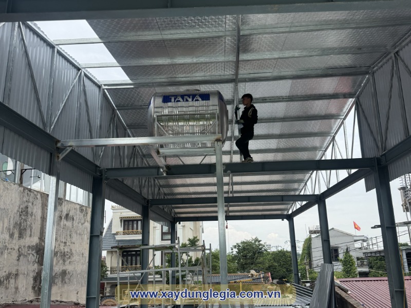 chuyên nhà khung thép